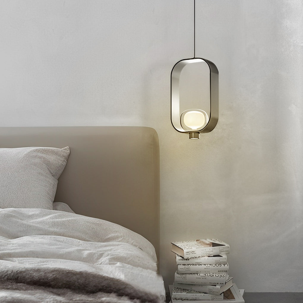 Rounded Rectangular Nordic Pendant Light Ha098923