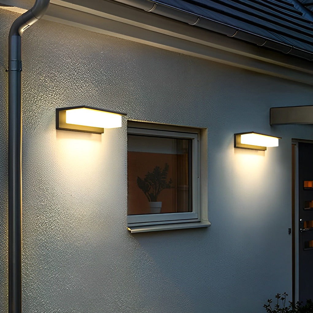 Rectangular Solar Wall Lamp Li002371