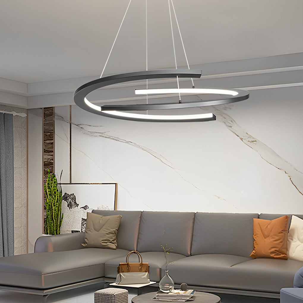 Semi Circularmodern Pendant Light Ha079376