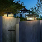 Square Vintage Design Outdoor Pillar Lights Li002112