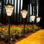 Ripple Solar Post Lights – Dimmable LED Garden & Pathway Lamps