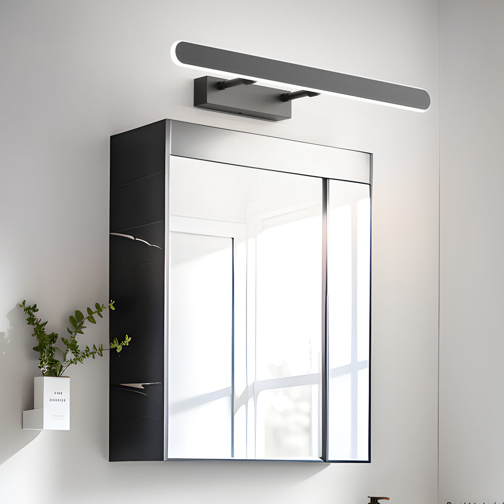 Minimalist Matte Black Led Bathroom Vanity Light Bar