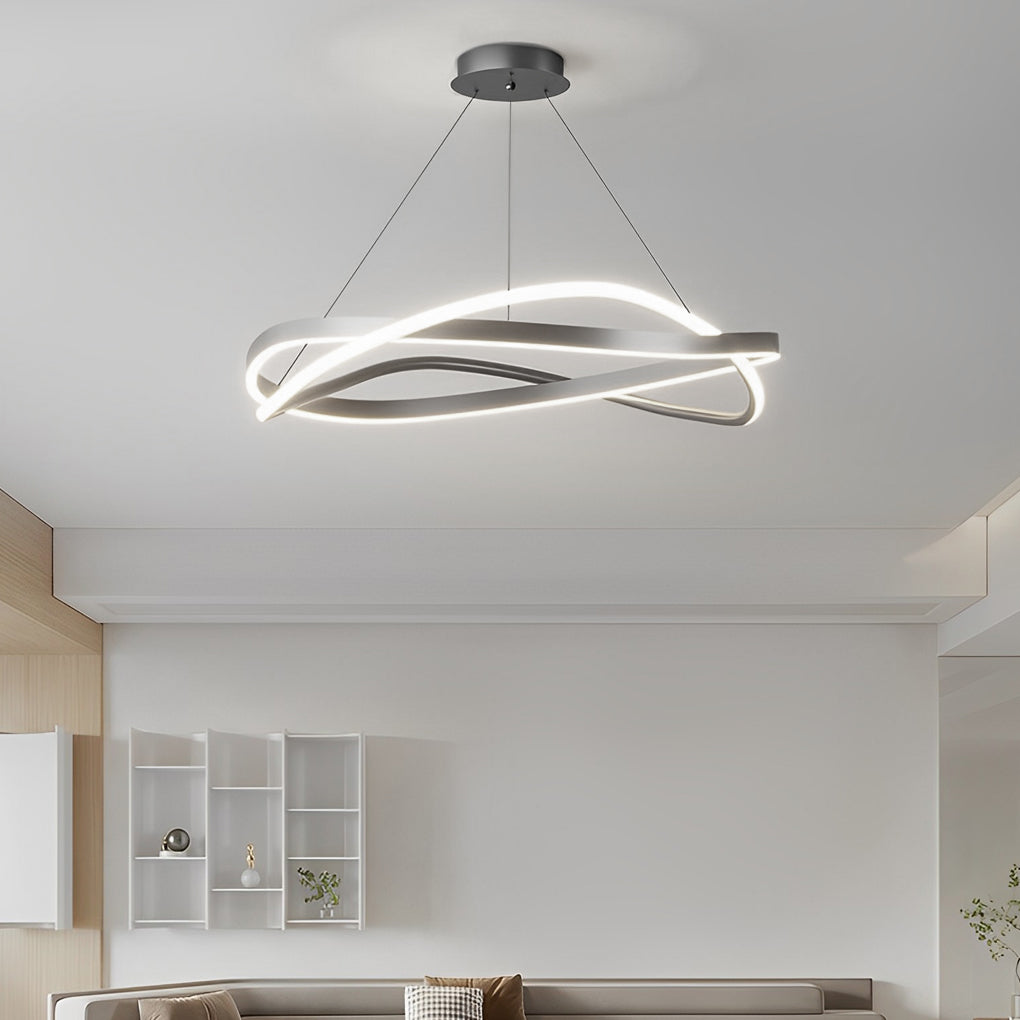 Circular Wave Nordic Chandelier Ha082328