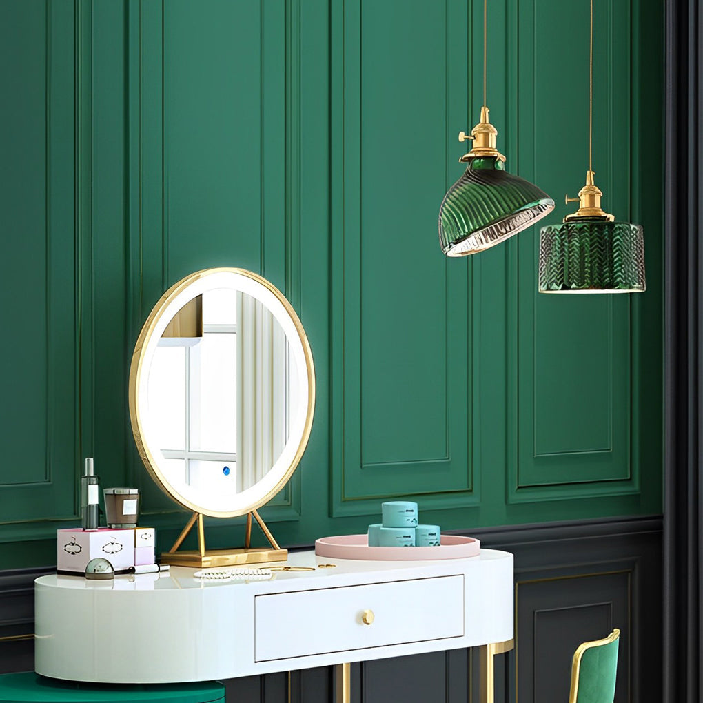 Green Retro Pendant Lights Ha077820