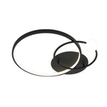 Multi Circle Led Flush Ceiling Light Gold Balck White 1