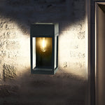Rectangular Glass Led Solar Wall Lamp