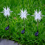 2Pcs Creative Snowflakes Decor Lawn Light Ha080966