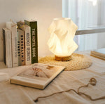 Chic Spiral Striped Shade Night Light Lamp