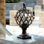 Round Ball Outdoor Fence Post Light Ha080211
