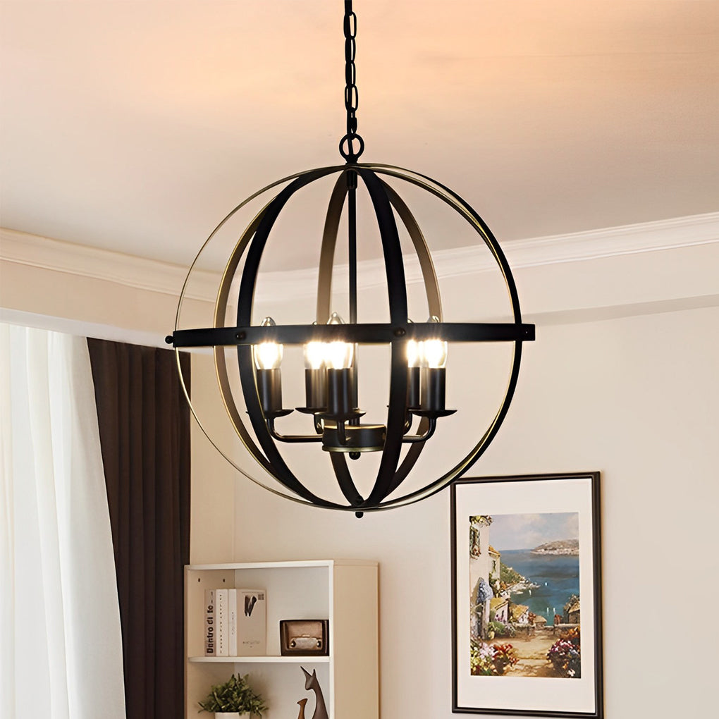 Iron Round Pendant Lights Li002124
