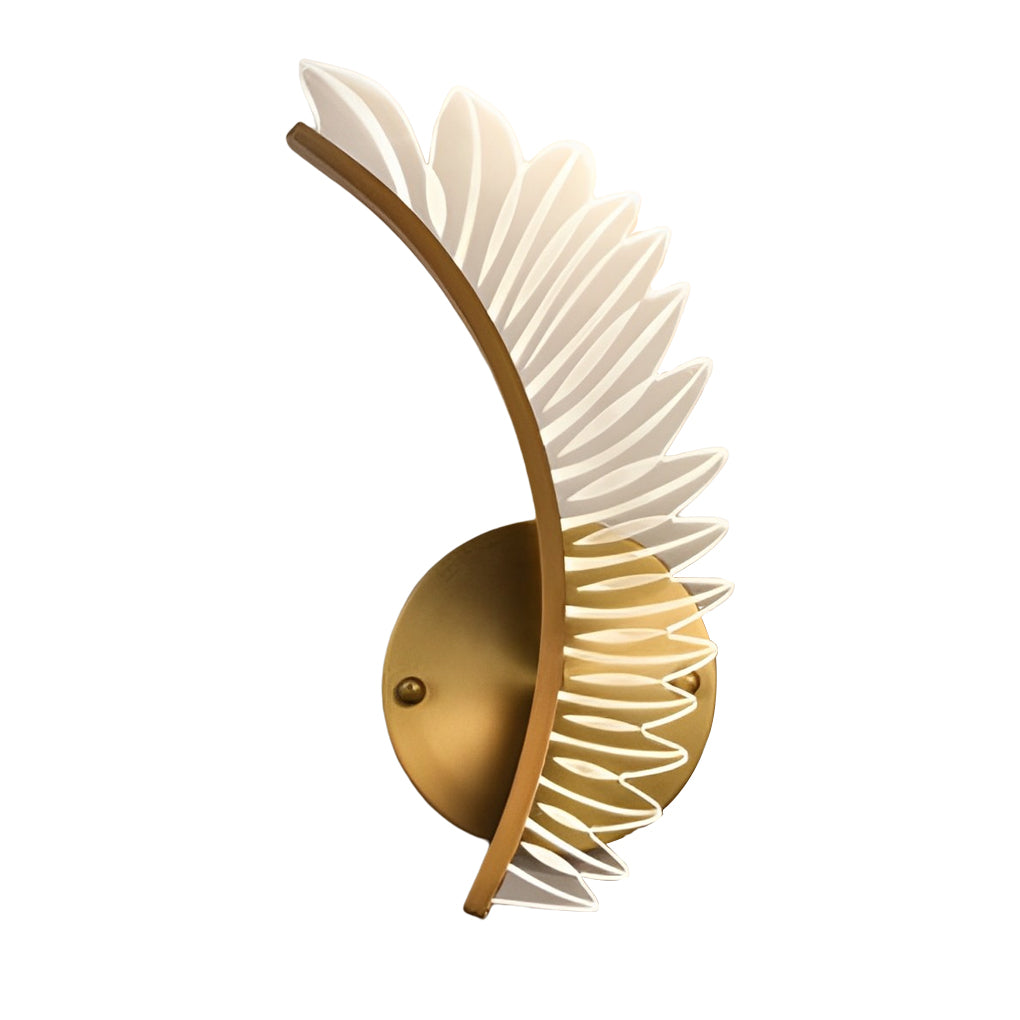 Leaves Feathers Led Wall Lamp Ha084517