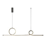 Waves Circular Led Pendant Light Ha081941