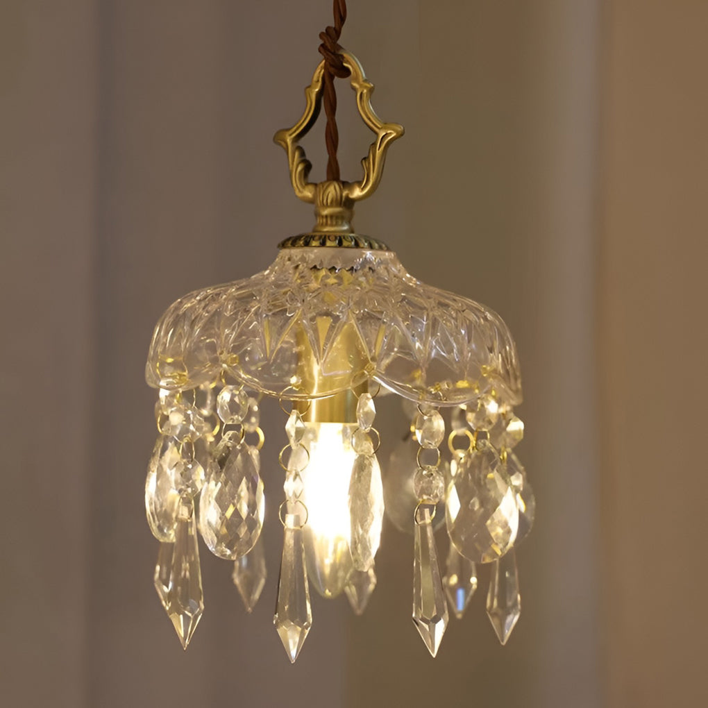 Retro Led Gold Modern Pendant Light