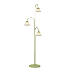 3 Light Green Flower Dimmable Arc Hanging Tuilp Floor Lamp
