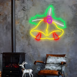 Bell-Shaped LED Neon Wall Art for Modern Interiors
