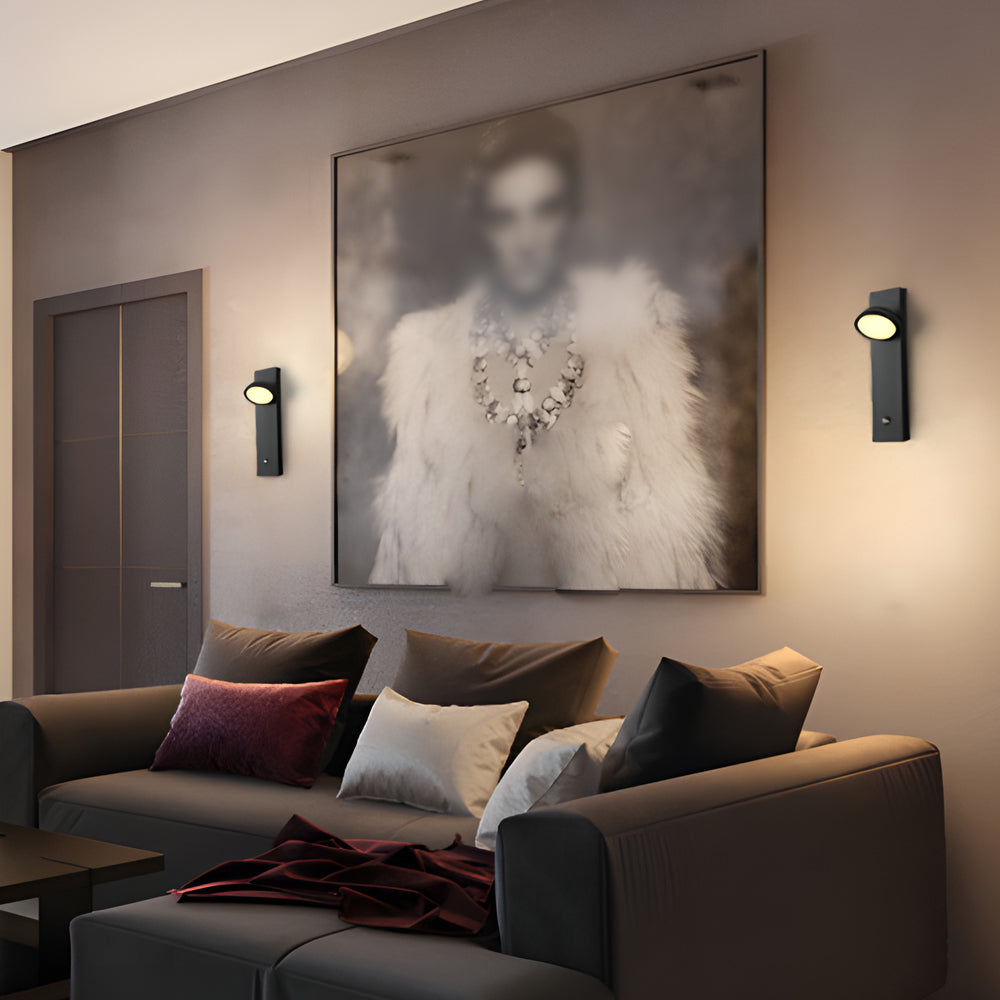 Rotatable Head Modern Spotlight Wall Lamp Touch Control