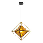 Geometric Glass Pendant Lights Li002220