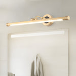 Elegant Linear Vintage Gold Black Led Bathroom Vanity Light