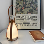 Modern Mid Century Cordless Lantern Table Lamp