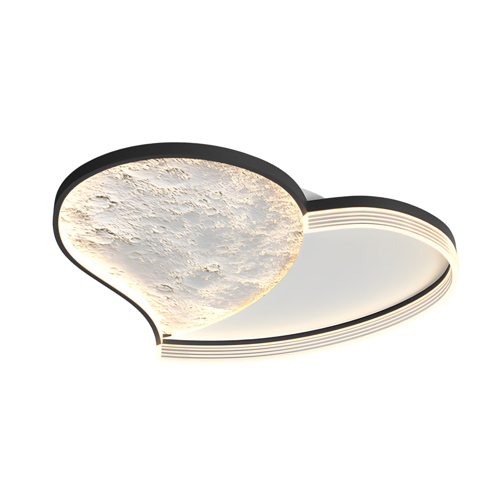 Geometric Simple Lunar Texture 3 Step Dimming Led Modern Ceiling Lamp