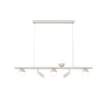 Long Strip Led Three Step Dimming Nordic Spotlight Dining Room Chandelier