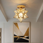 Vintage Star Shape Ceiling Light