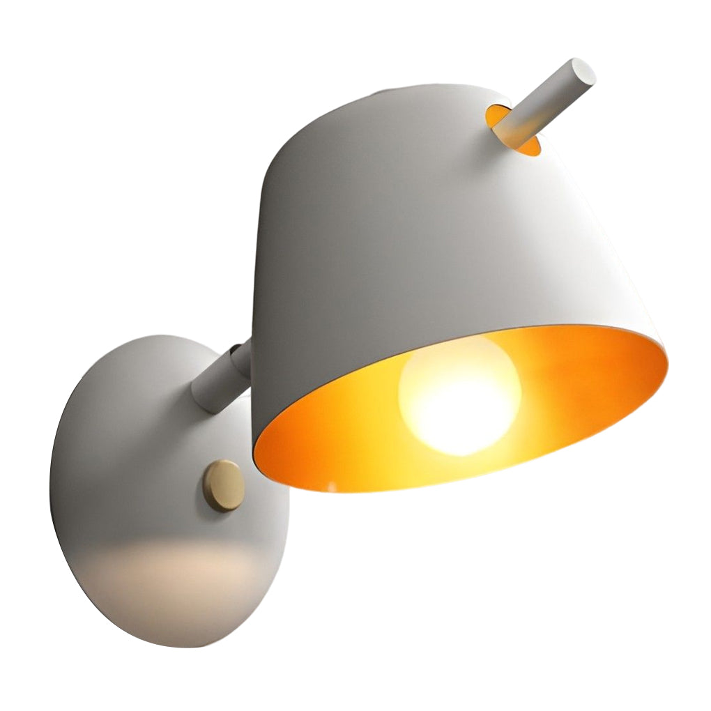 Hat Style Matte Metal Nordic Mounted Modern Wall Sconce Lighting