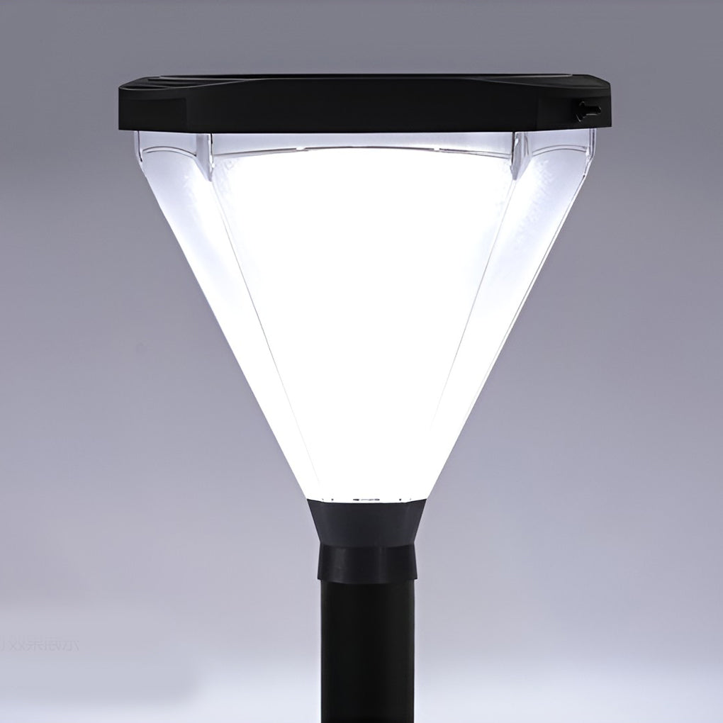 Geometric Waterproof Led Black Pathway Post Lights Li002037
