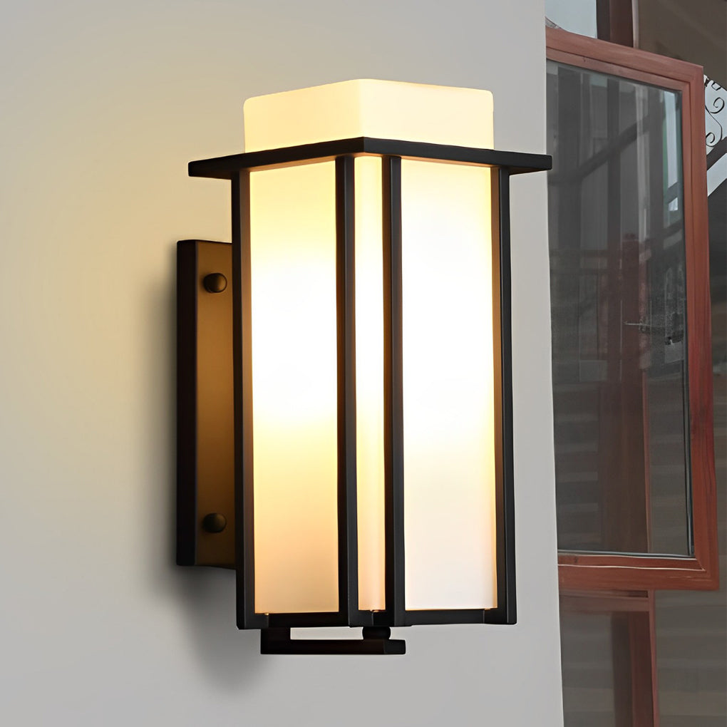 Square Retro Outdoor Wall Lamp Li002193