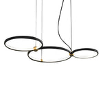 Circular Black Pendant Light Ha091476