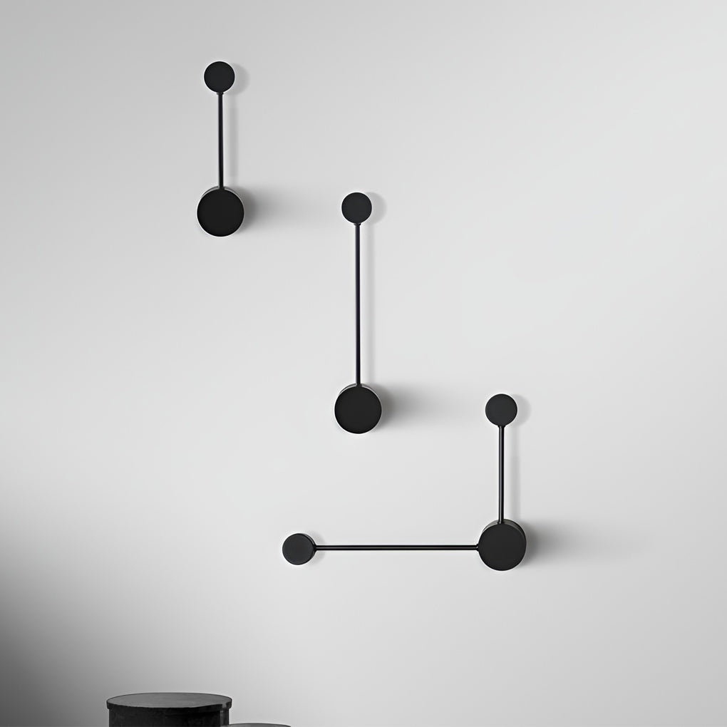 Line Led Black Nordic Wall Art Light