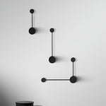 Line Led Black Nordic Wall Art Light