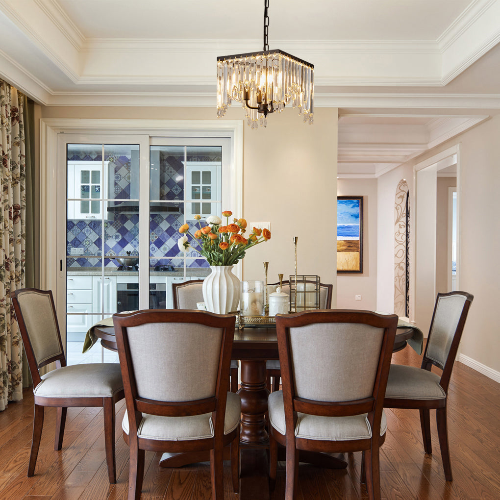 4 Lights Crystal Modern Chandelier Ha098571