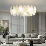 Glass Feathers Dining Room Light Ha098702