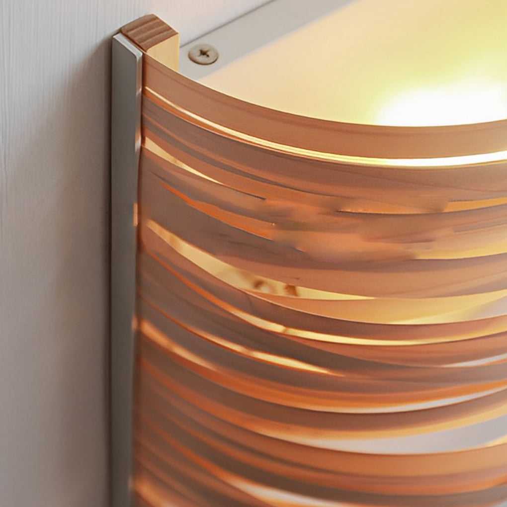Semi Cylindrical Handmade Wall Lamp Li002348