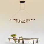 Long Waves Lines Nordic Pendant Light Ha084209