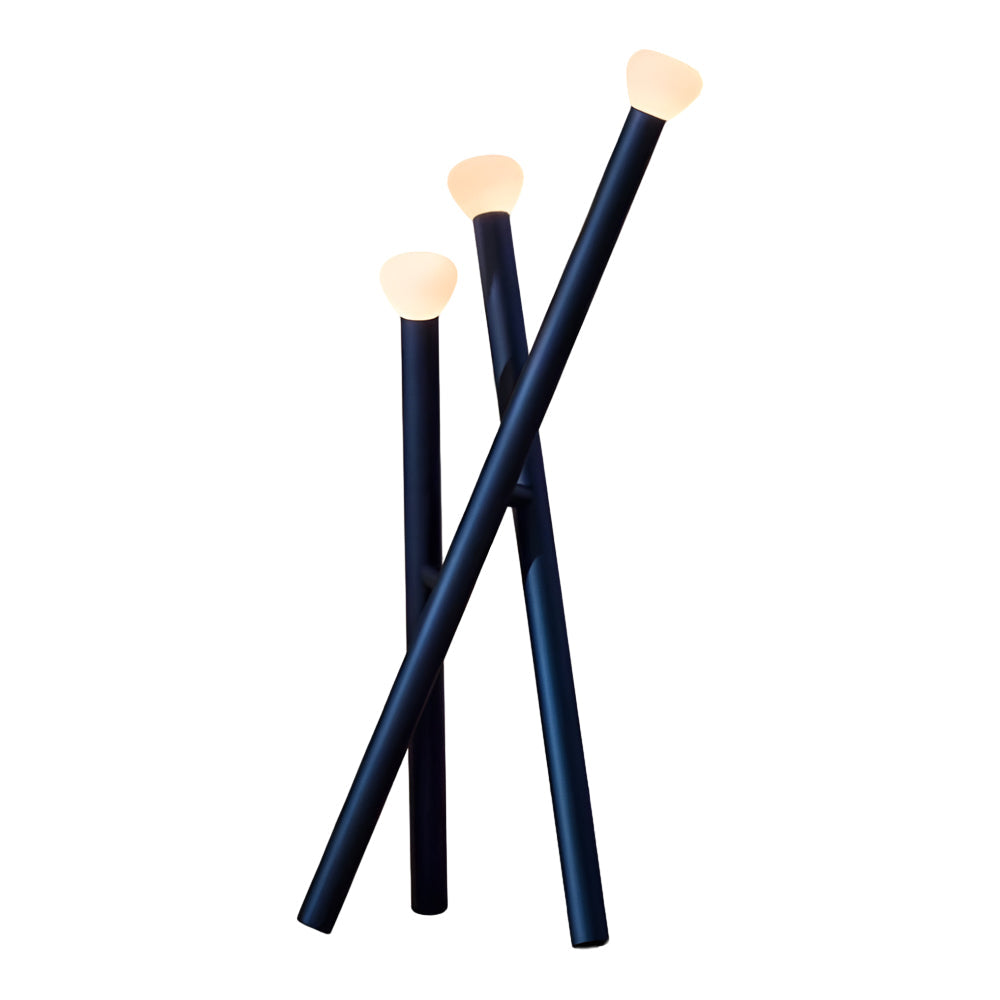 3 Light Minimalist Modern Stick Floor Lamp
