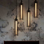 Iron Antique Pendant Lights With Tungsten Bulb Li002622