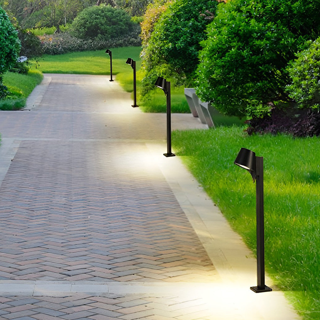 Minimalist Black Modern Outdoor Pathway Light