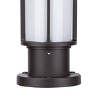 Minimalist Outdoor Bollard Light with E27 LED Bulb for Pathway and Garden