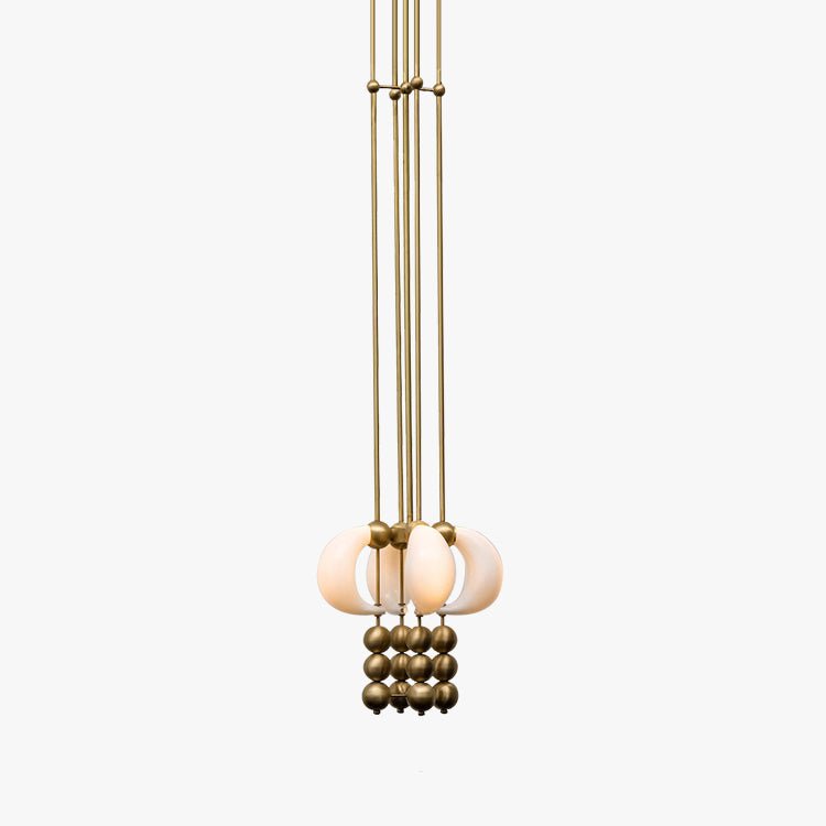 Orbitaler Pendant Light – Modern Glass Chandelier for Dining and Living Spaces