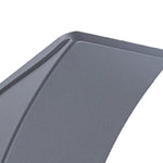Minimalist LED Outdoor Wall Sconce in Sand Gray Aluminum