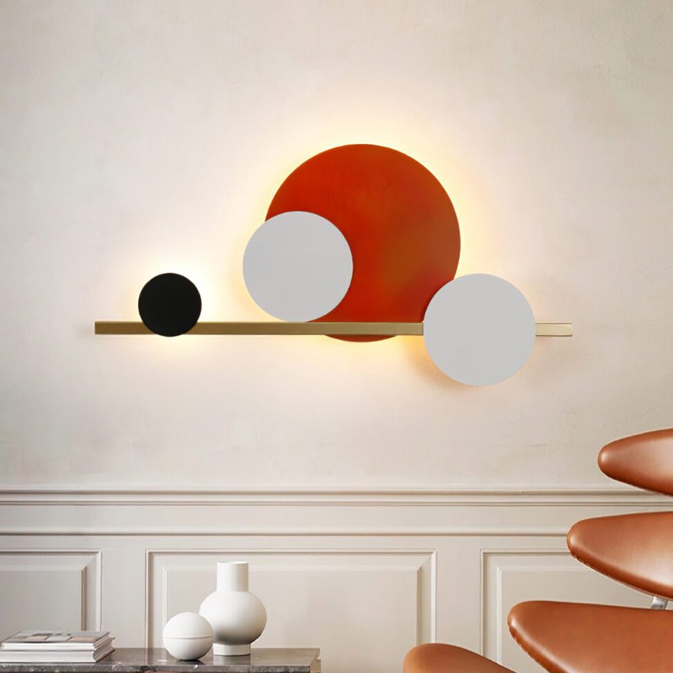 4 Circle LED Wall Light