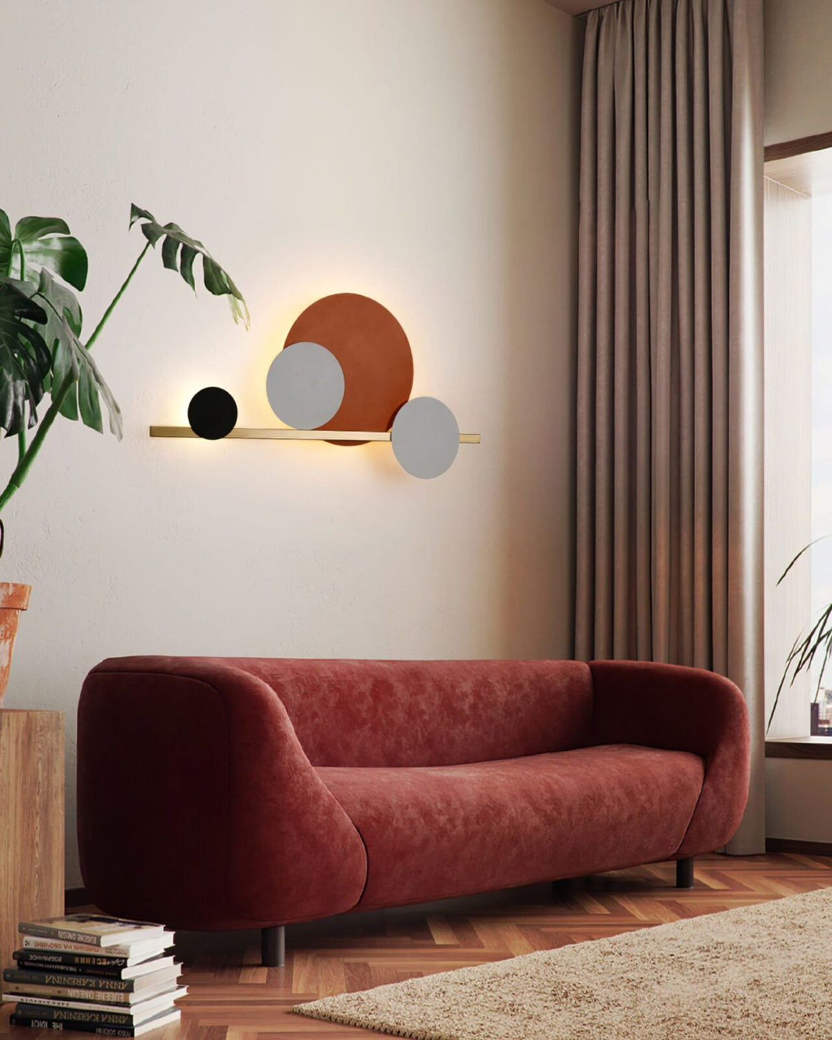 4 Circle LED Wall Light