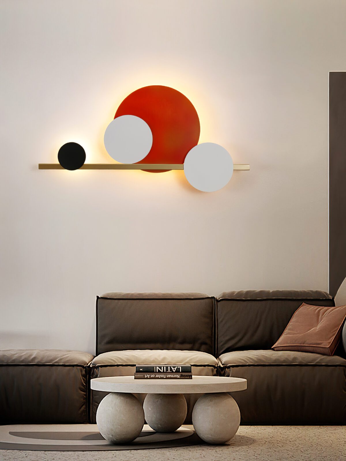4 Circle LED Wall Light