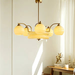 Opaline Art Deco Chandelier 3
