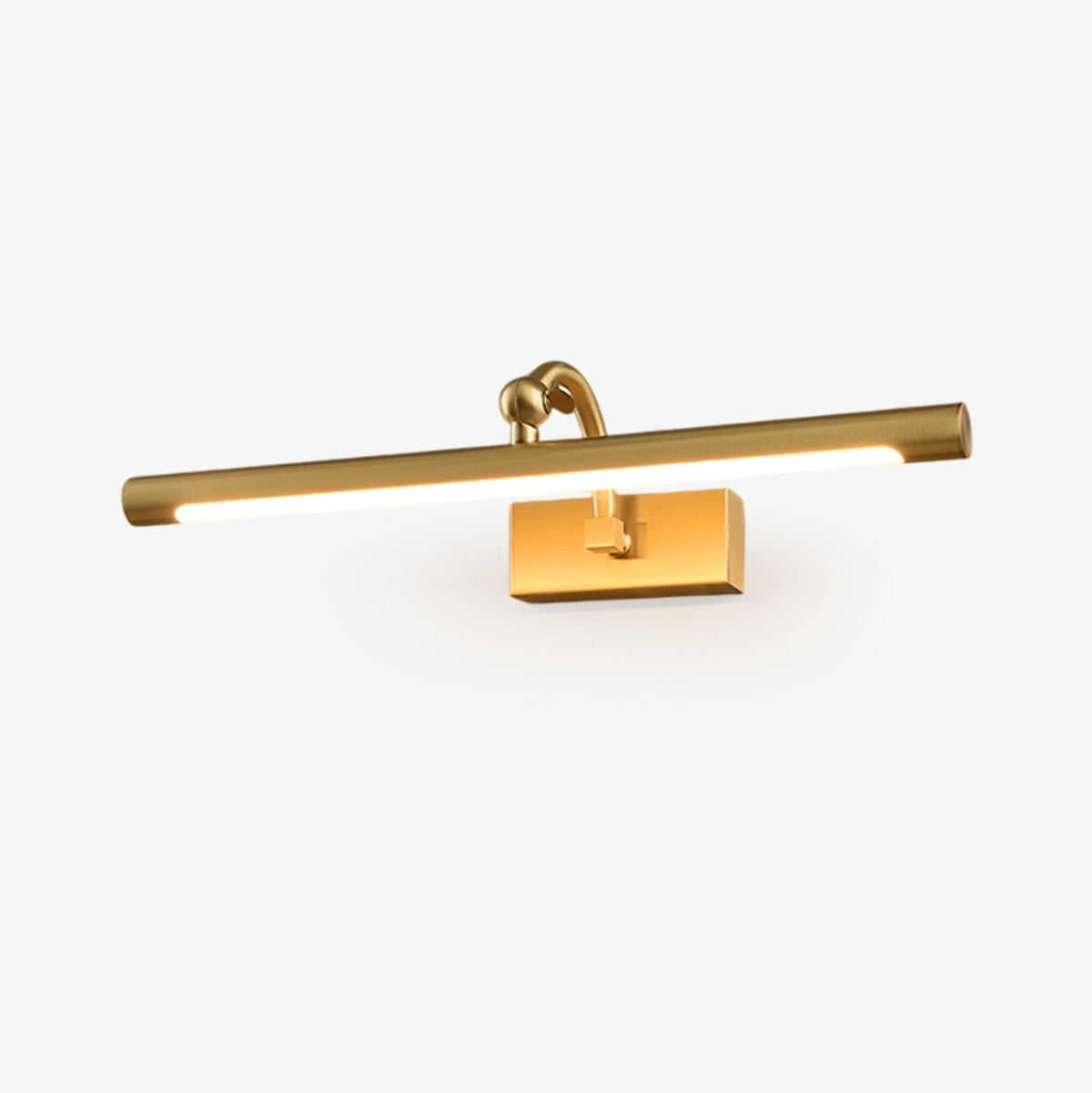 Lucent Vanity Wall Light – Modern LED Wall Sconce in Gold Finish