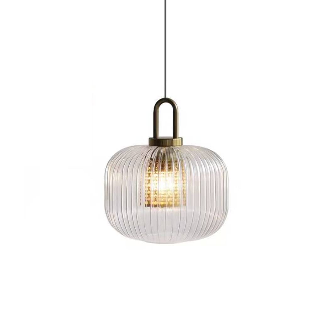 Modern Simple Clear Light Stripe Led Chandelier
