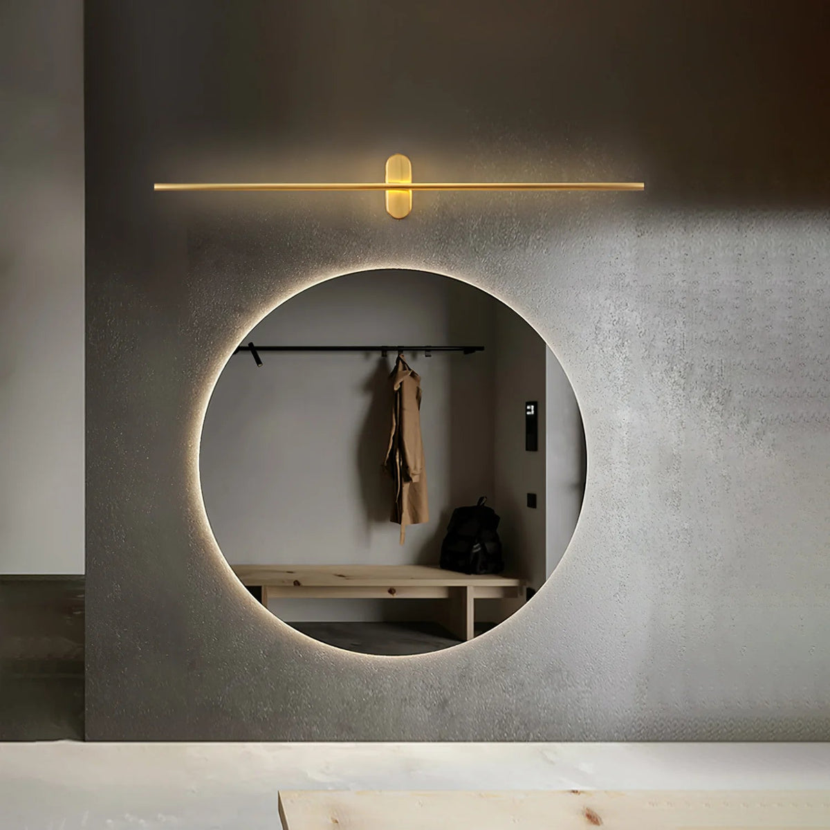 Linear Metal Wall Light