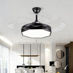 Aura 42" LED Ceiling Fan with Light, Nordic Minimalist Design